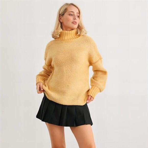 BUY NOW SALE!Very J Oversized Honey Knit Sweater - Picture 2 of 13